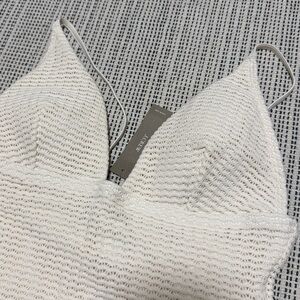 J. Crew Plunge crochet one-piece